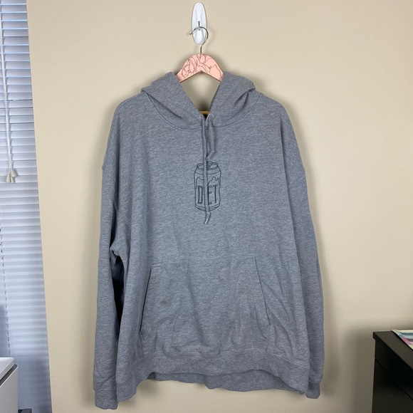 Shane Dawson Diet Soda Conspiracy Merchandise Gray Hoodie Sweatshirt Size 3XL - Picture 3 of 8